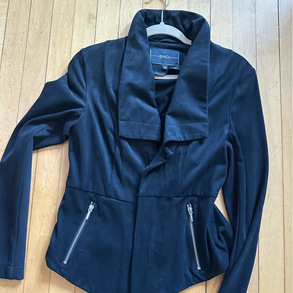 Suede blazer NWT
